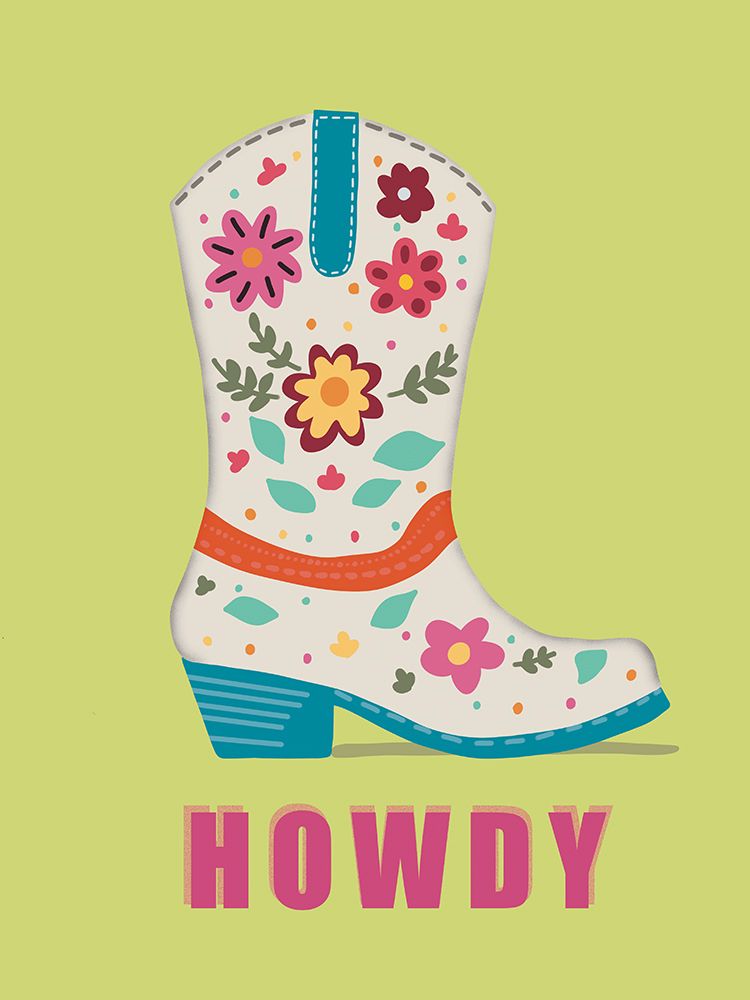 Cowboy Boot 1 art print by Julia Frost for $57.95 CAD