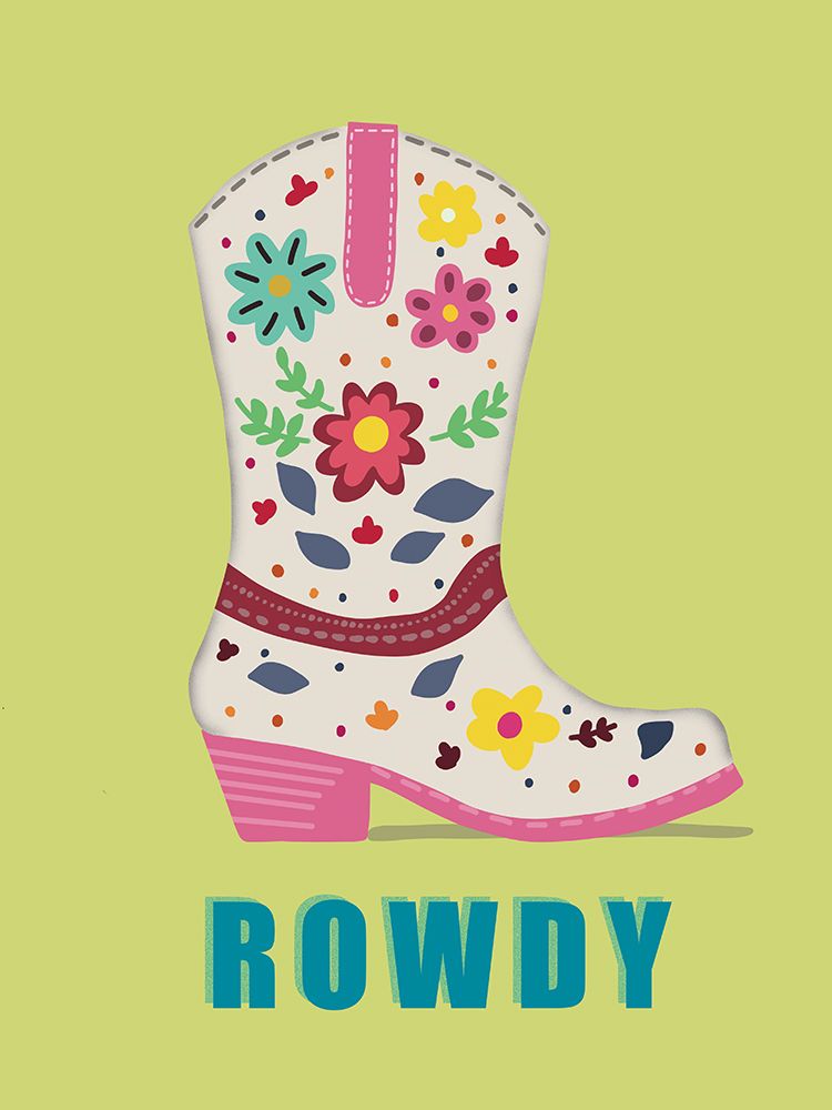 Cowboy Boot 2 art print by Julia Frost for $57.95 CAD