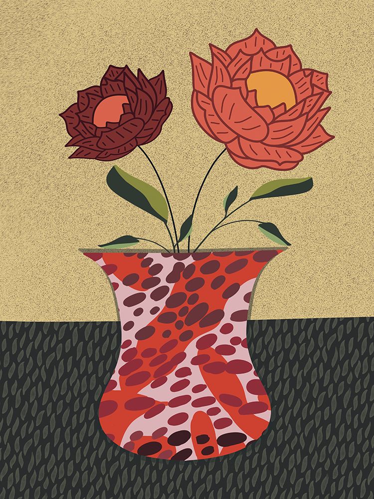 Animal Print Vase 2 art print by Julia Frost for $57.95 CAD