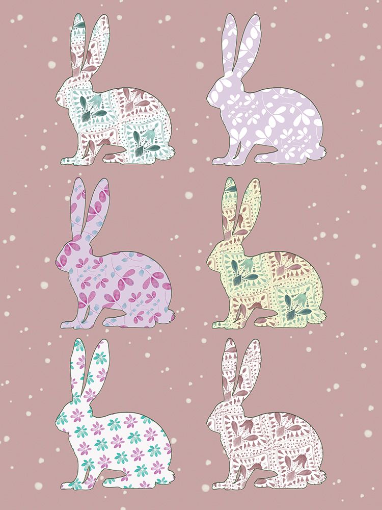 Easter And Bunnies 2 art print by Julia Frost for $57.95 CAD