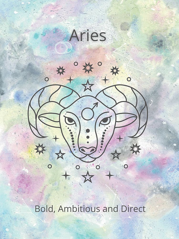 Horoscope Collection Aries art print by Julia Frost for $57.95 CAD