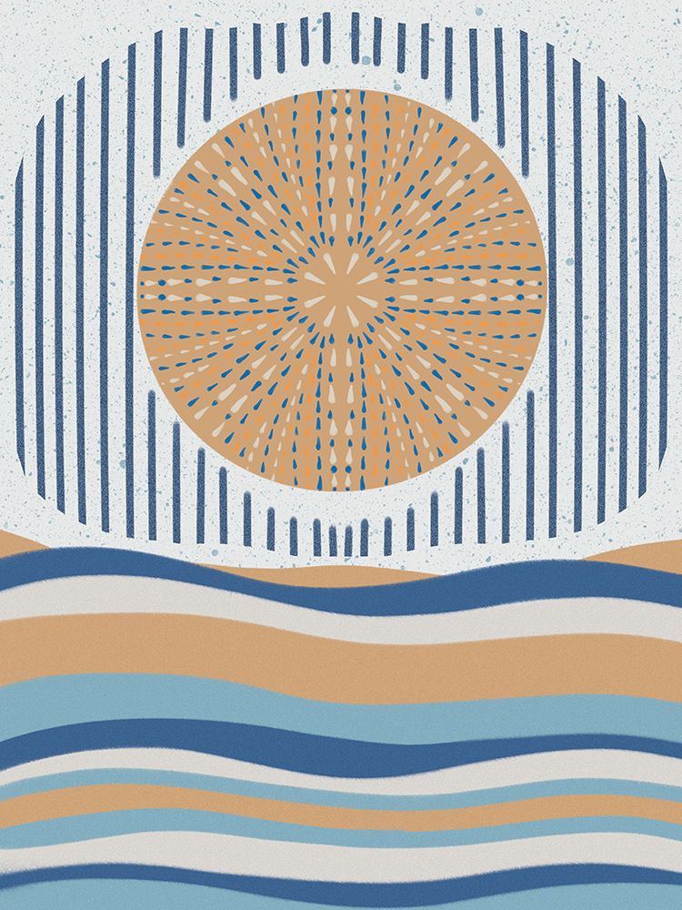 Peaceful Coastal 1 art print by Julia Frost for $57.95 CAD