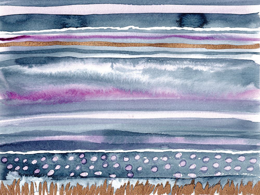 Purple Ocean 2 art print by Julia Frost for $57.95 CAD