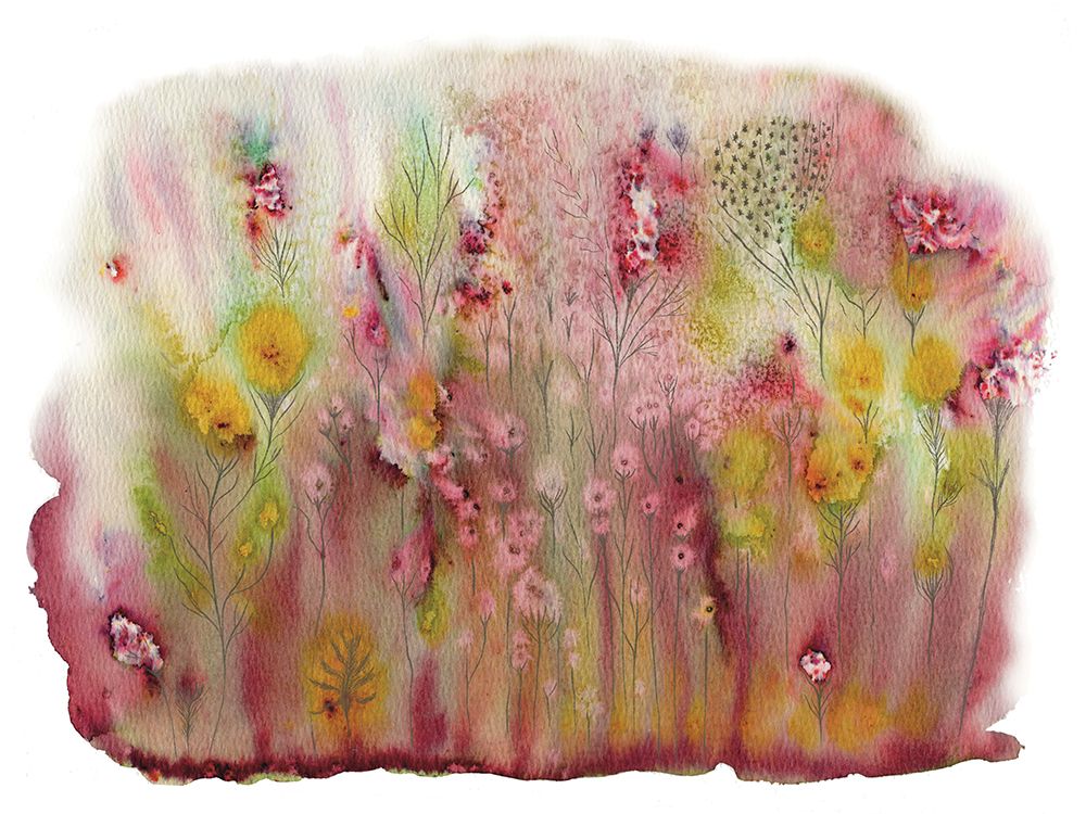 Flowers In The Field 1 art print by Julia Frost for $57.95 CAD