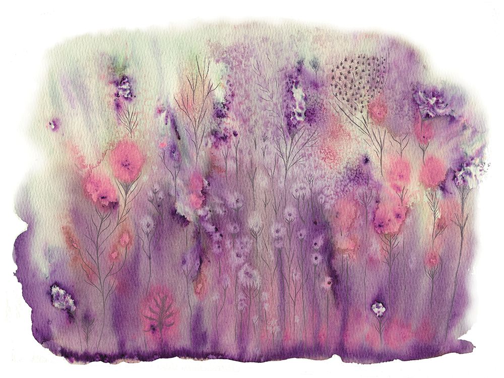 Flowers In The Field 2 art print by Julia Frost for $57.95 CAD