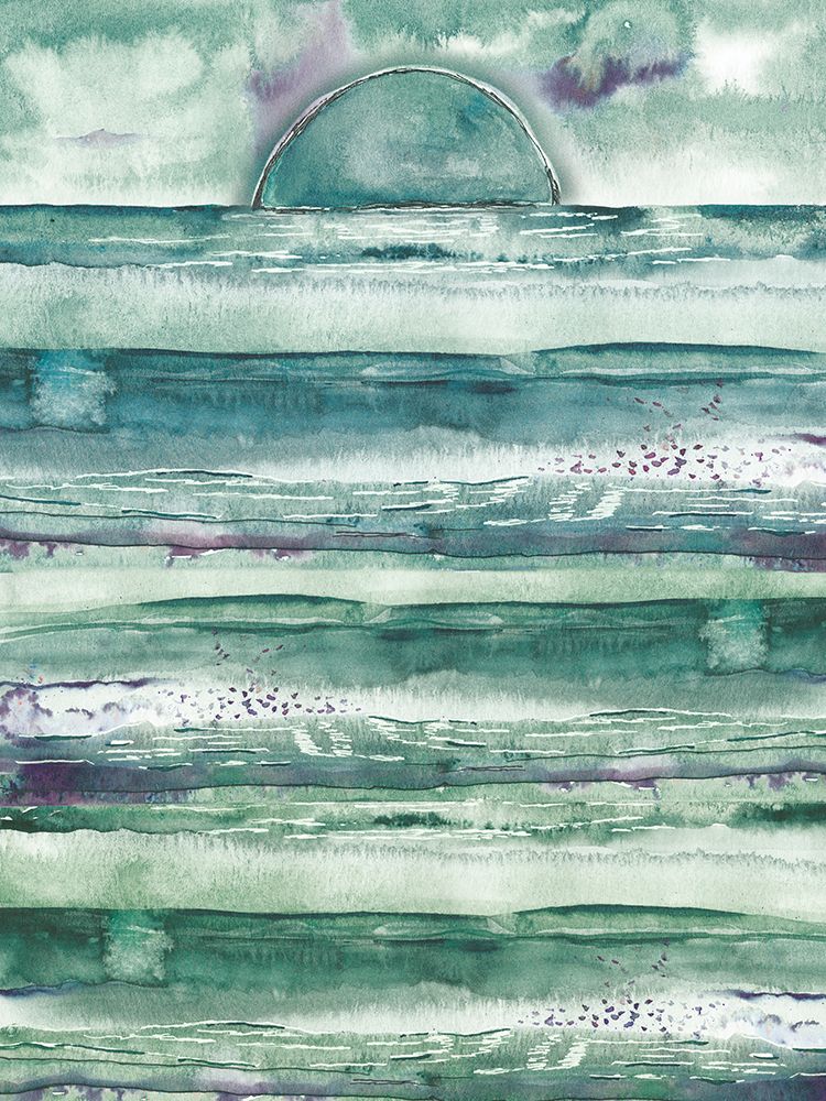 Watercolor Sunset 1 art print by Julia Frost for $57.95 CAD