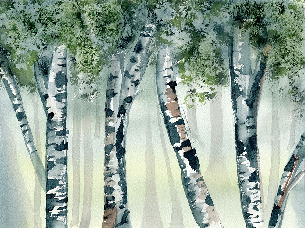 Birch Forest art print by Julia Frost for $57.95 CAD