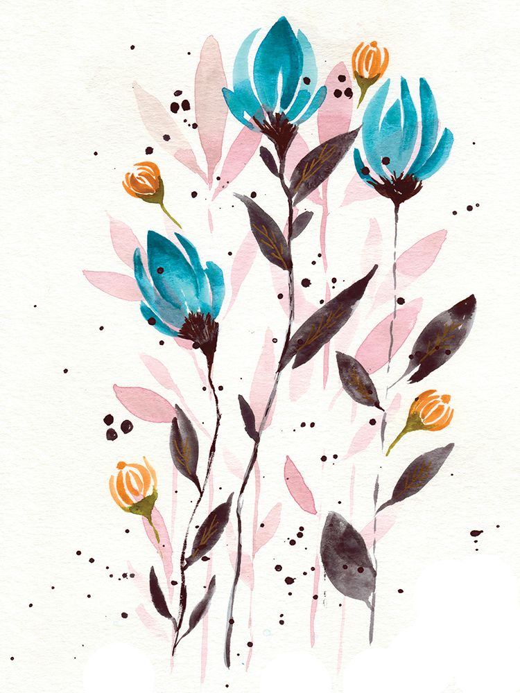 Blue Tulip art print by Julia Frost for $57.95 CAD