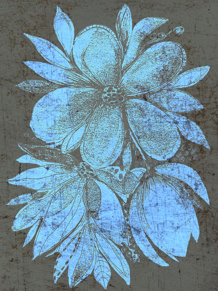 Vintage Stamped Flowers 1 art print by Julia Frost for $57.95 CAD