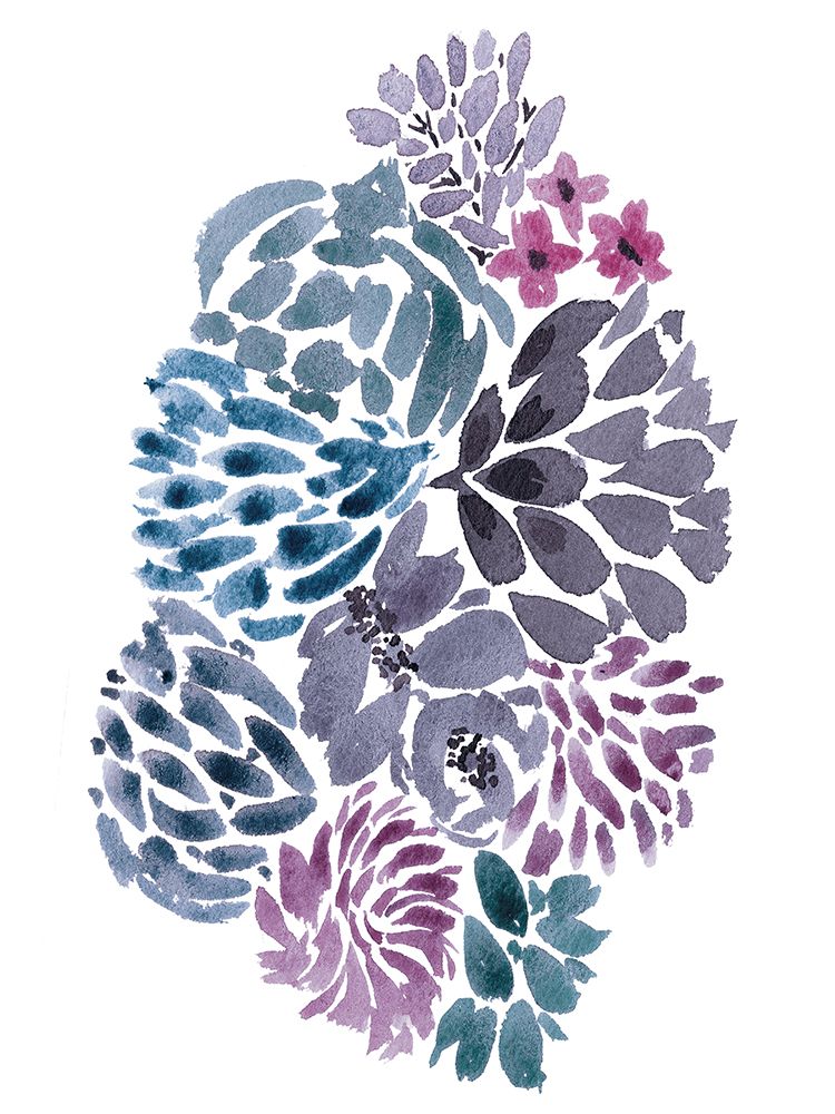 Watercolor Succulent 1 art print by Julia Frost for $57.95 CAD