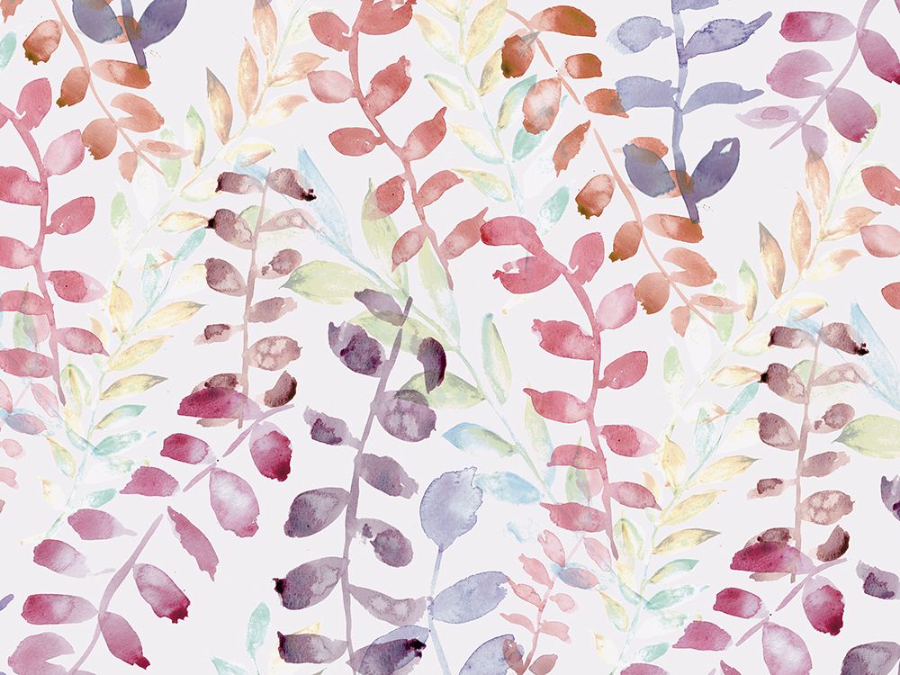 Watercolor Leaves Garden 3 art print by Julia Frost for $57.95 CAD