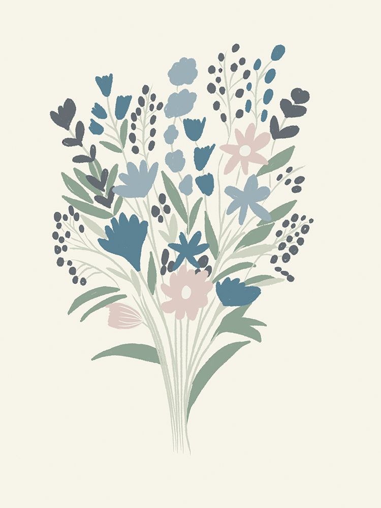 Botanical Bliss No Border 1 art print by Julia Frost for $57.95 CAD