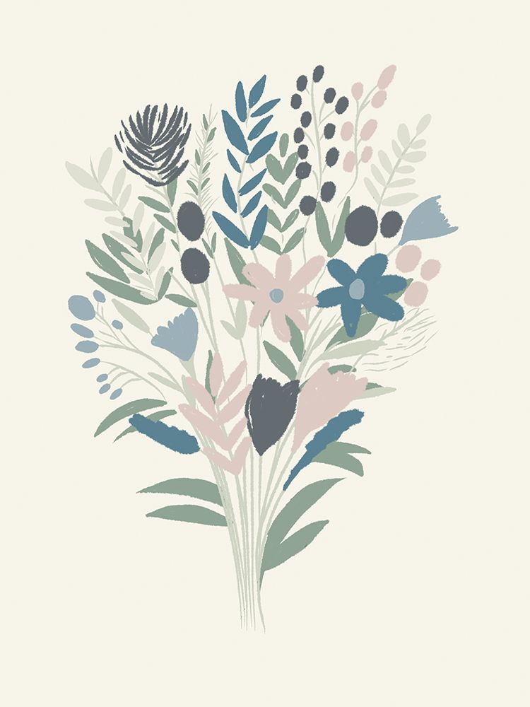 Botanical Bliss No Border 2 art print by Julia Frost for $57.95 CAD