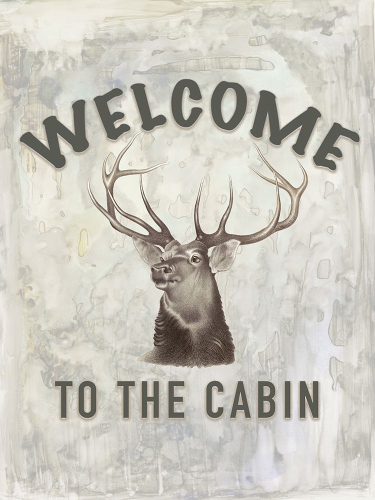 Welcome To The Cabin 1 art print by Julia Frost for $57.95 CAD