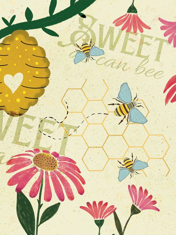 Bee Garden 2 art print by Julia Frost for $57.95 CAD