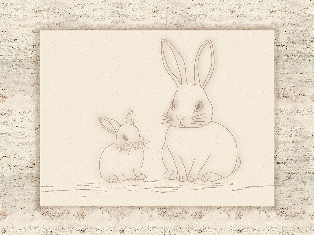 Bunny Family art print by Julia Frost for $57.95 CAD
