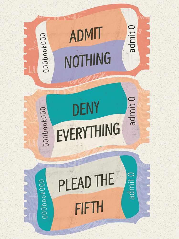 Deny Everything Orange Lilac art print by Julia Frost for $57.95 CAD