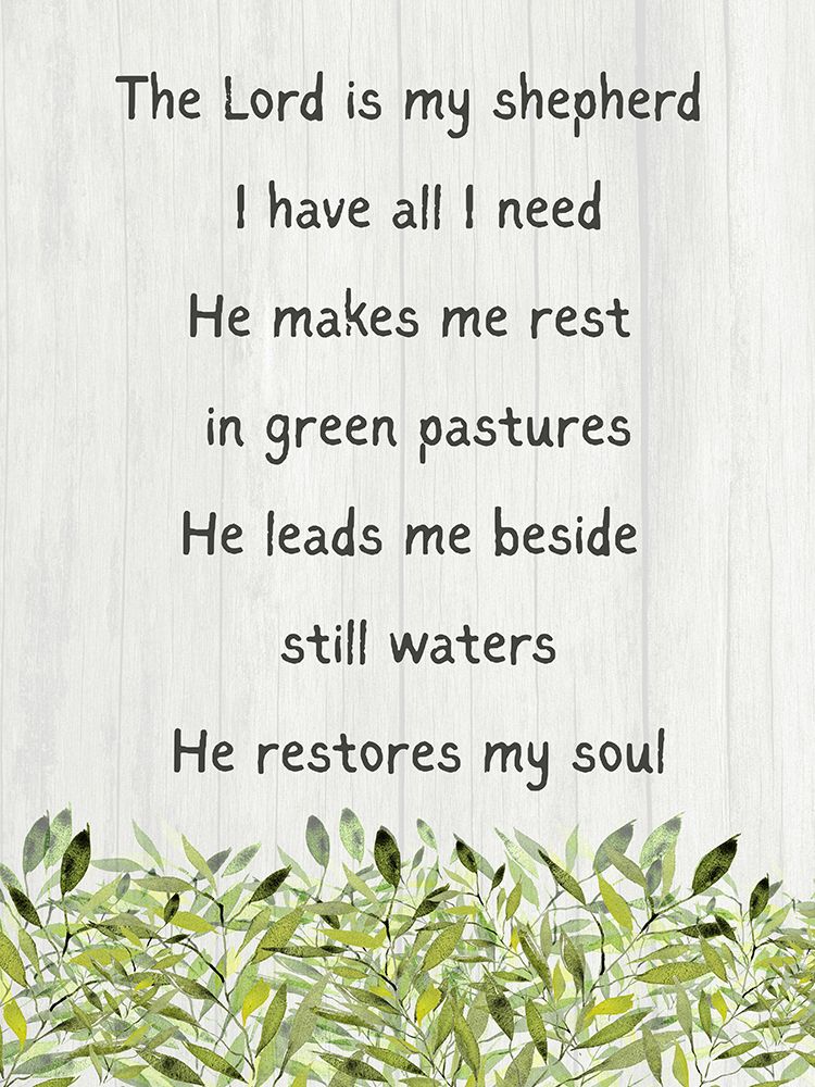 The Lord is Beside Me art print by Julia Frost for $57.95 CAD