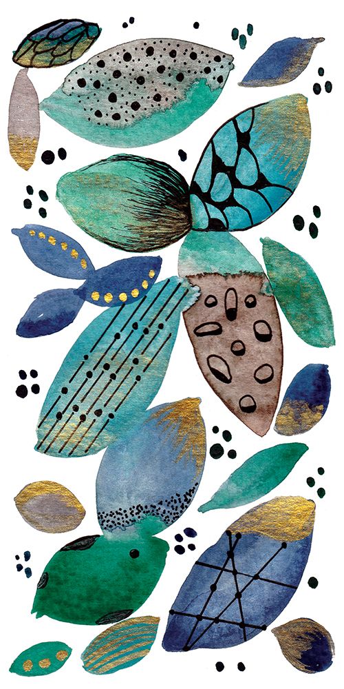Botanical Weave 1 art print by Julia Frost for $57.95 CAD