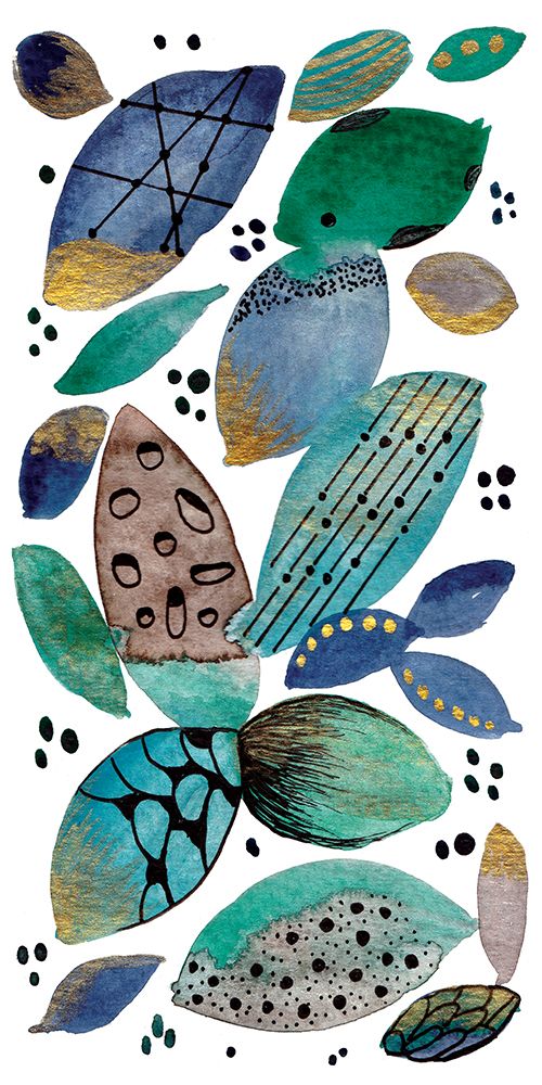 Botanical Weave 2 art print by Julia Frost for $57.95 CAD