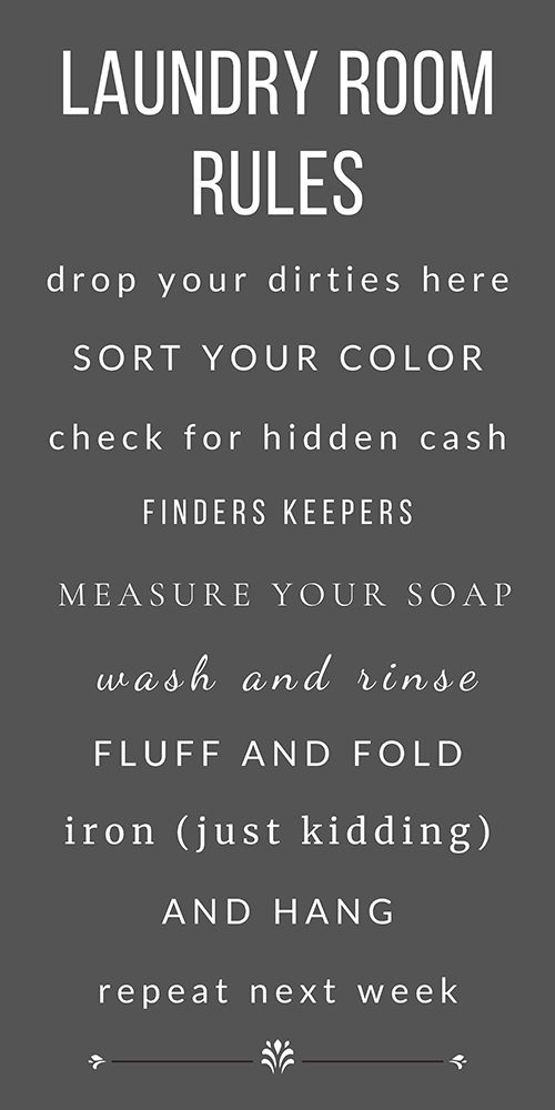 Laundry Room Rules art print by Julia Frost for $57.95 CAD