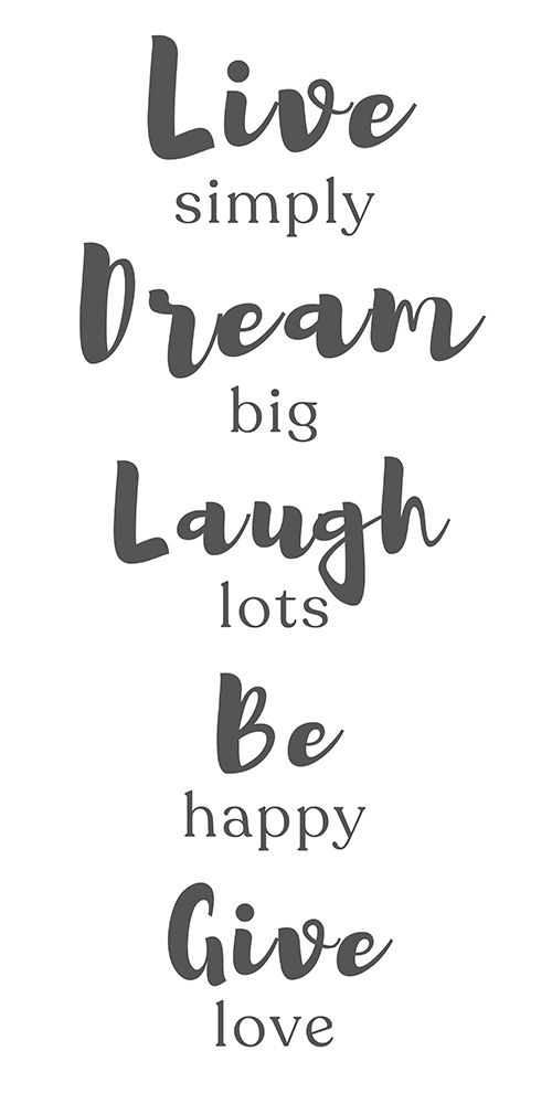 Live Simply art print by Julia Frost for $57.95 CAD