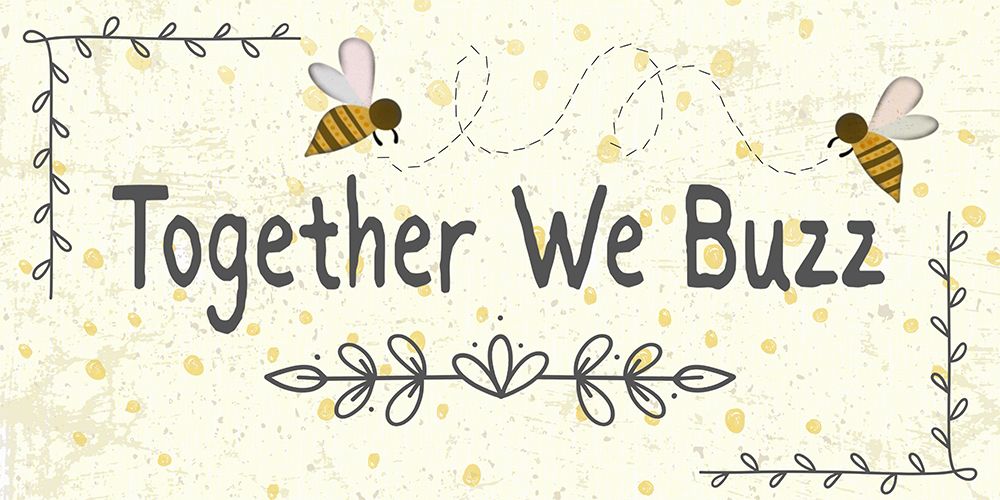 Friendly Bees 1 art print by Julia Frost for $57.95 CAD