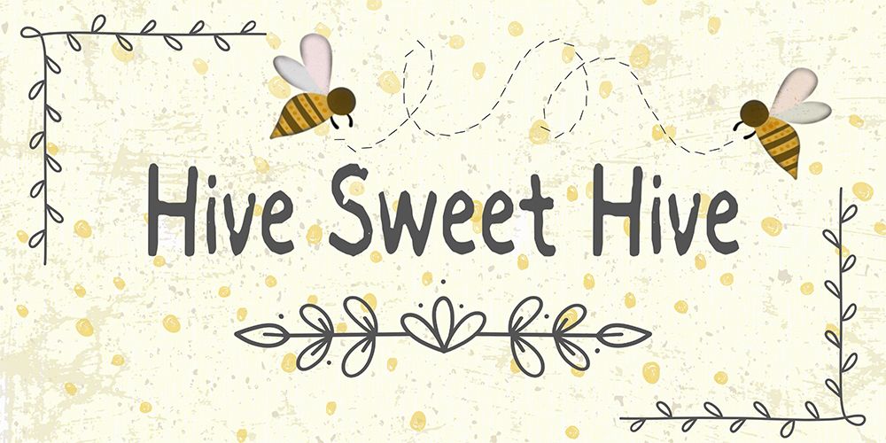 Friendly Bees 2 art print by Julia Frost for $57.95 CAD