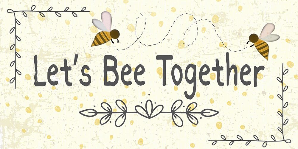 Friendly Bees 3 art print by Julia Frost for $57.95 CAD