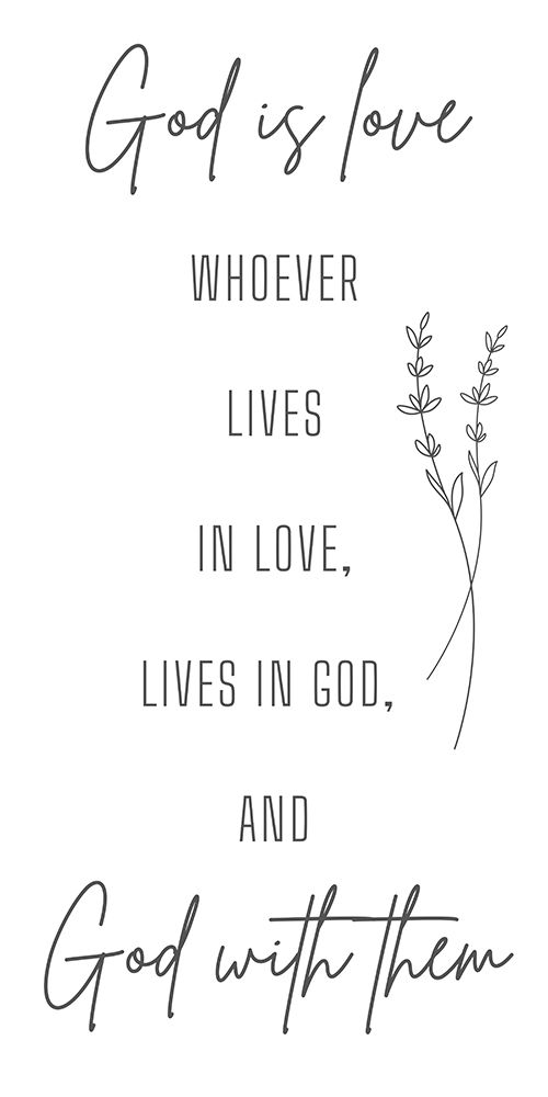 God Is Love art print by Julia Frost for $57.95 CAD
