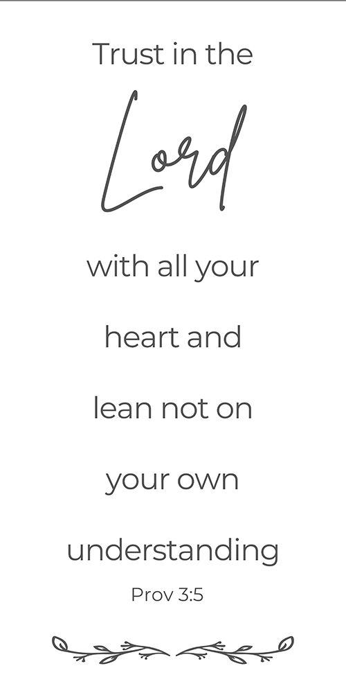 Trust In The Lord art print by Julia Frost for $57.95 CAD