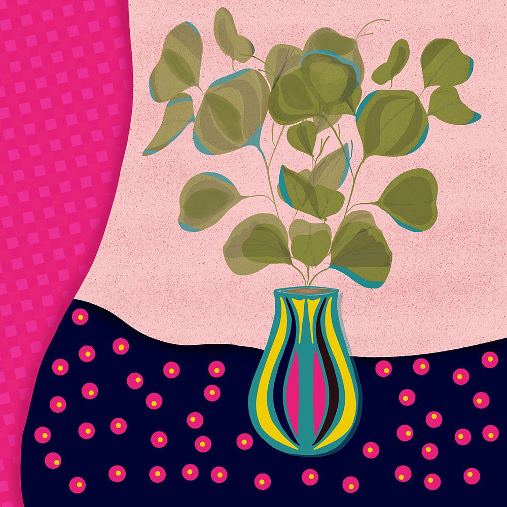 Eucalyptus Vase 2 art print by Julia Frost for $57.95 CAD