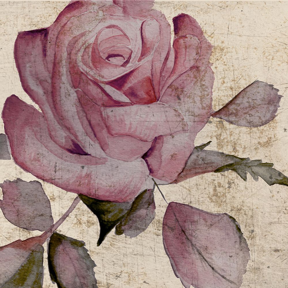 Watercolor Handpainted Rose 1 art print by Julia Frost for $57.95 CAD