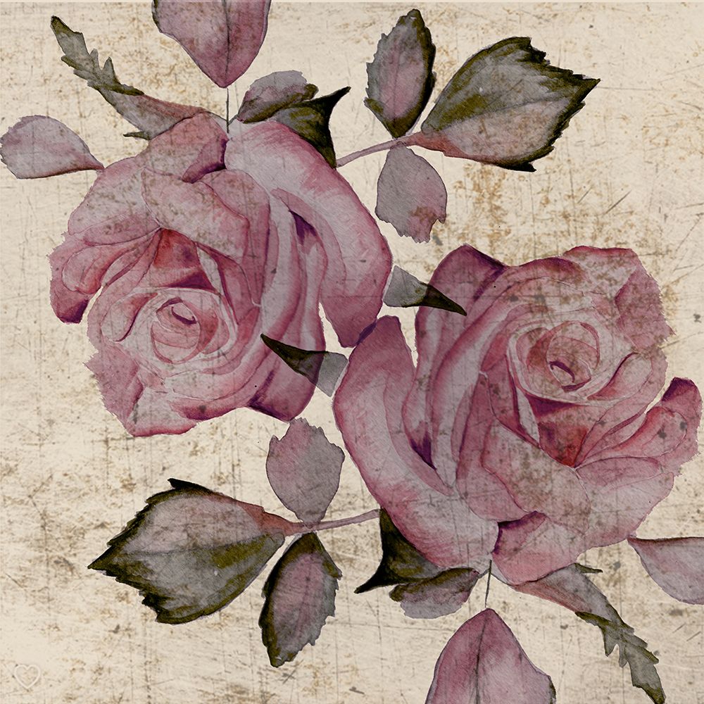 Watercolor Handpainted Rose 2 art print by Julia Frost for $57.95 CAD