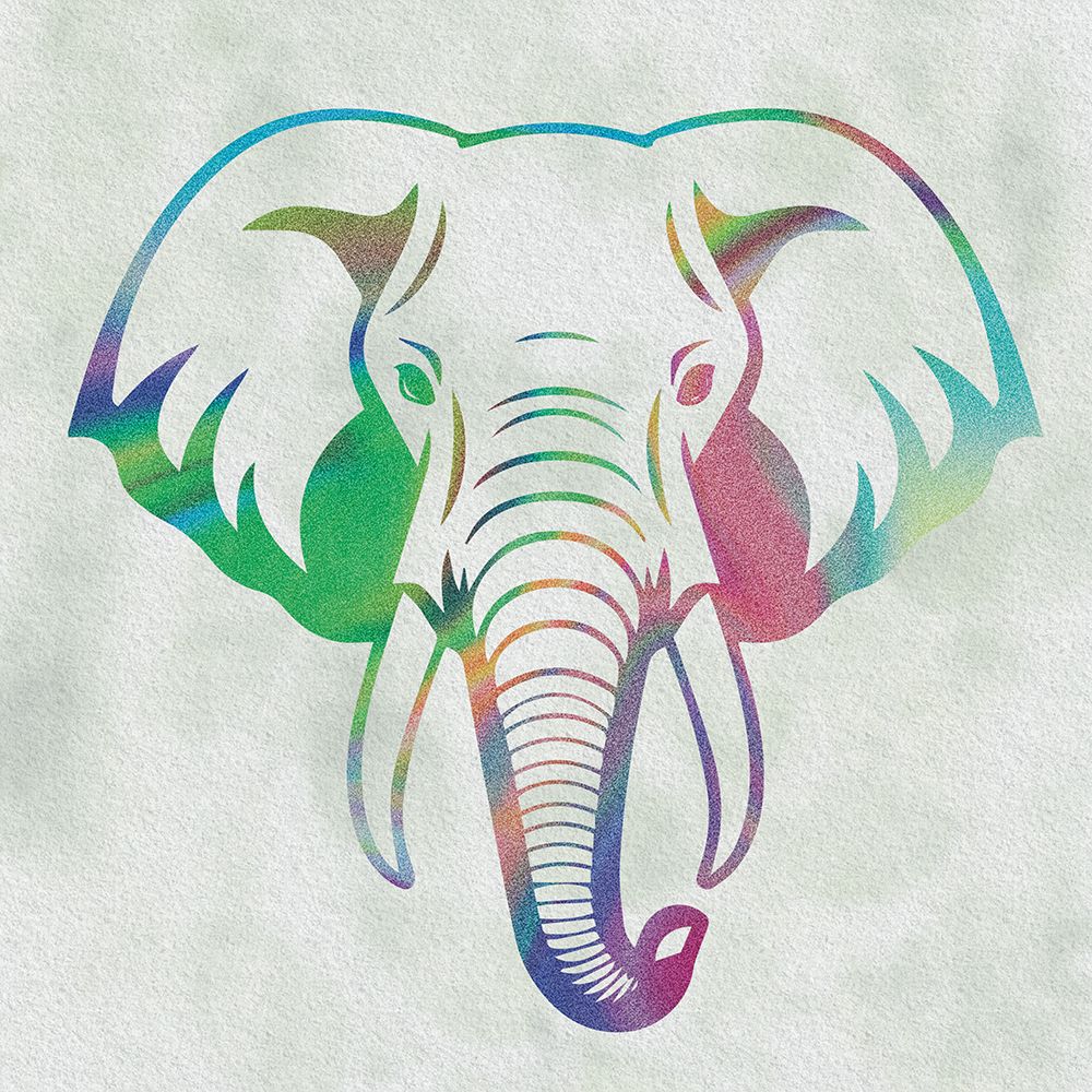 Fluorescent Safari 1 art print by Julia Frost for $57.95 CAD