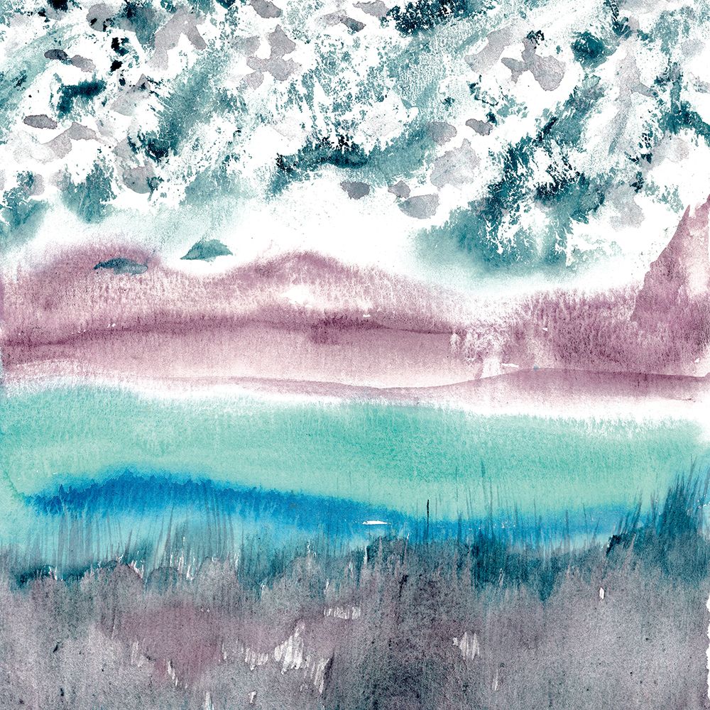 Icy Mountains Valley 1 art print by Julia Frost for $57.95 CAD