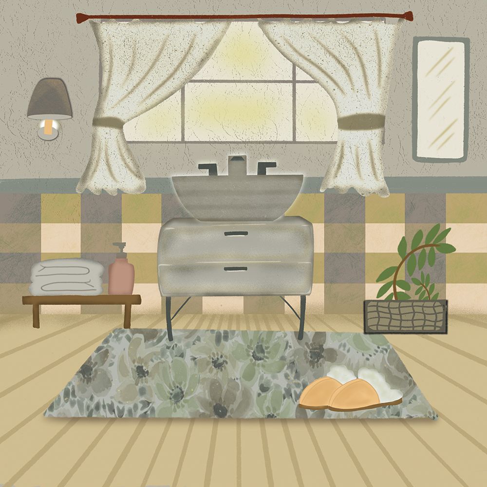 Bathroom Set 2 art print by Julia Frost for $57.95 CAD