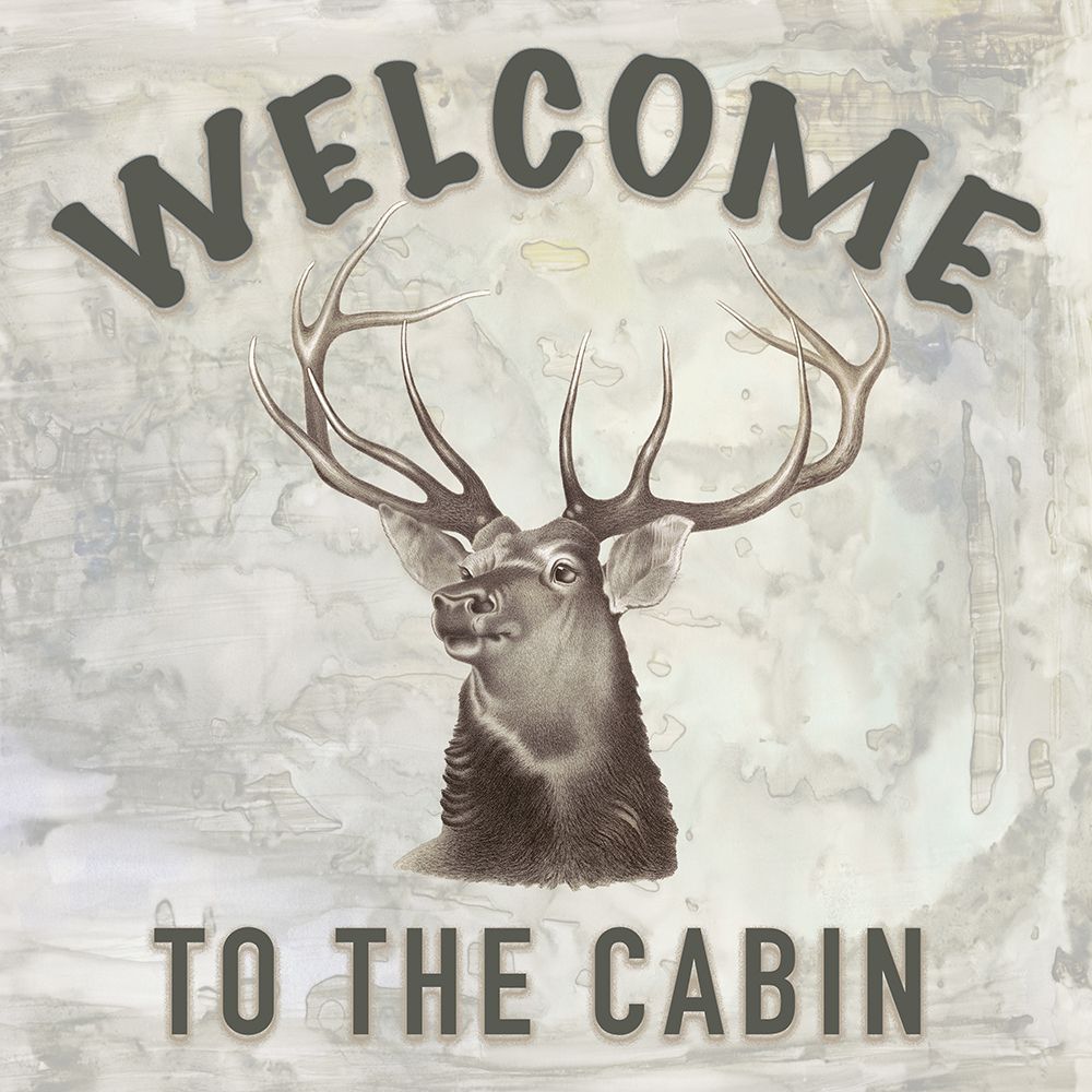 Welcome To The Cabin 1 art print by Julia Frost for $57.95 CAD
