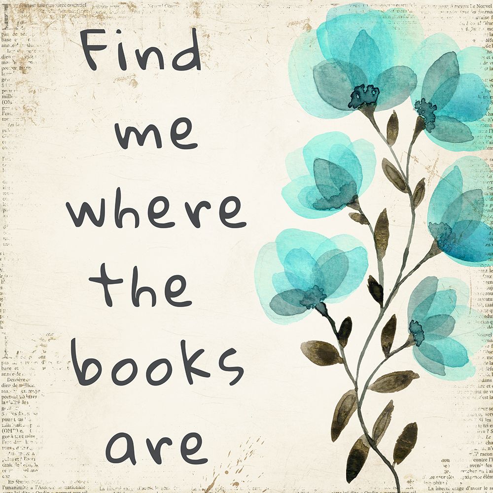 Find Me Where The Books Are 2 art print by Julia Frost for $57.95 CAD