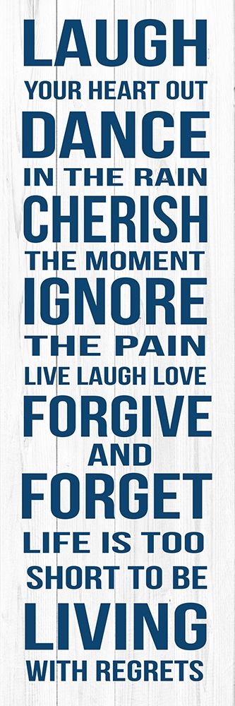 Rules For Enjoyment Navy art print by Jace Grey for $57.95 CAD