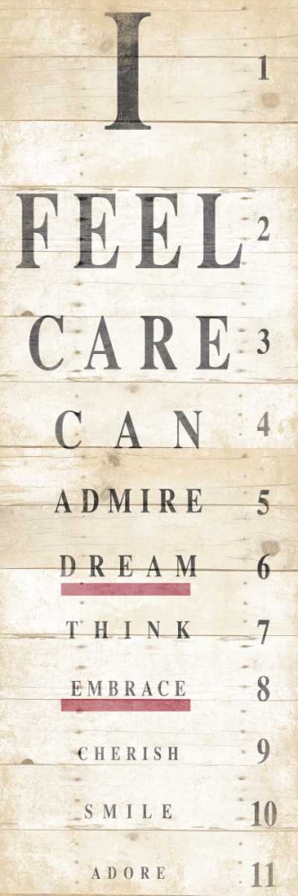 Eye Chart art print by Jace Grey for $57.95 CAD