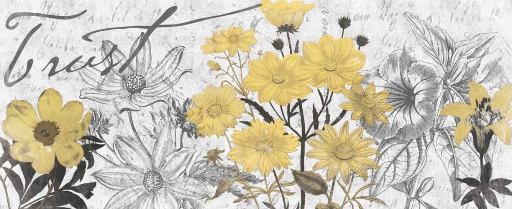 Floral Trust  YG nobutterflies 2 art print by Jace Grey for $57.95 CAD