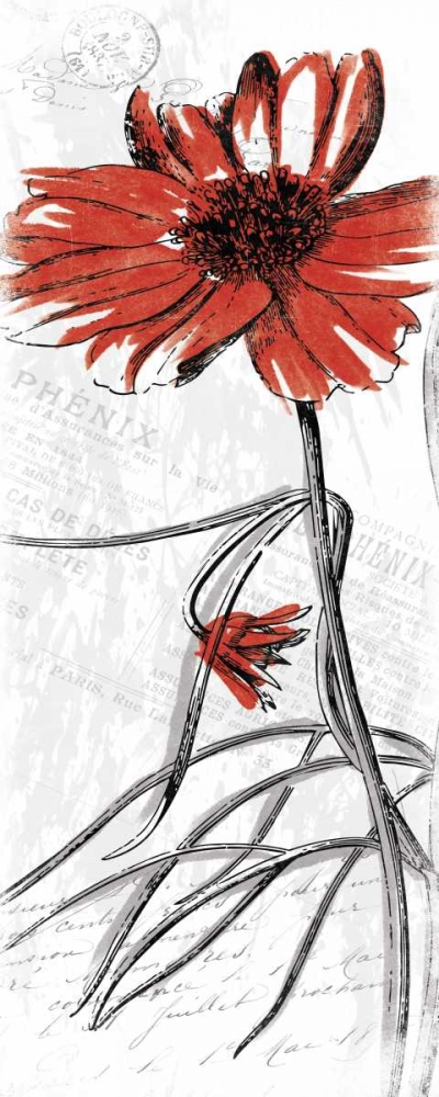 Red Flower art print by Jace Grey for $57.95 CAD