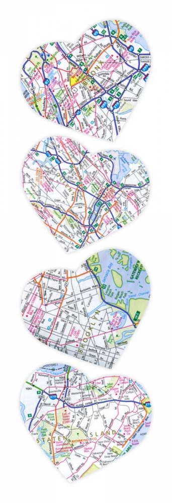 Map To  Your Heart art print by Jace Grey for $57.95 CAD