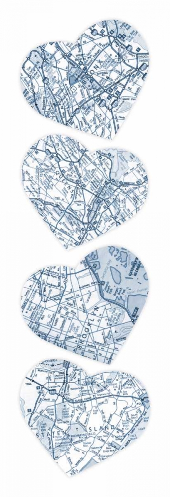 Map To  Your Heart  3 art print by Jace Grey for $57.95 CAD