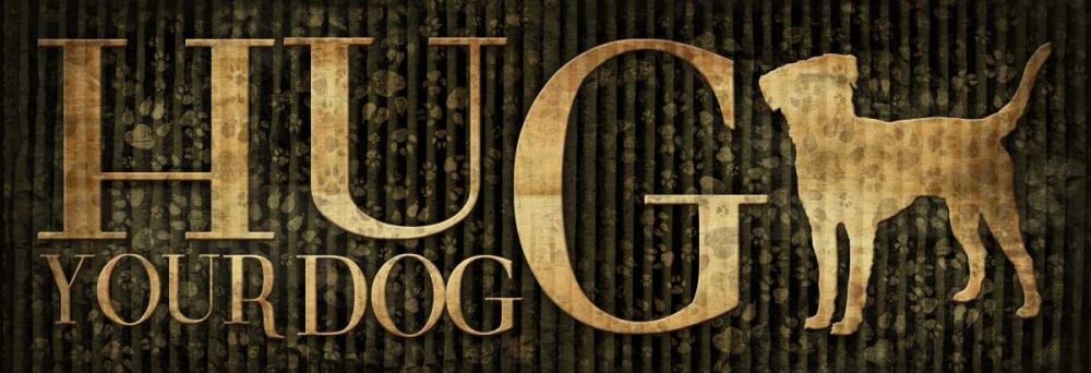 Hug Your Dog art print by Jace Grey for $57.95 CAD