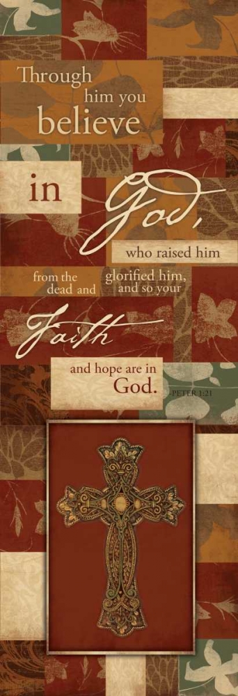 Religious Quote 3 Peace art print by Jace Grey for $57.95 CAD