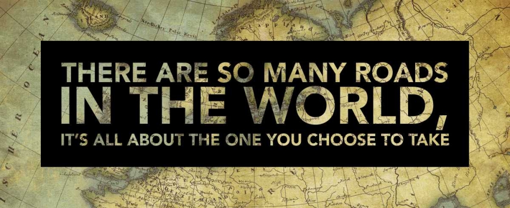 Map inspirational art print by Jace Grey for $57.95 CAD