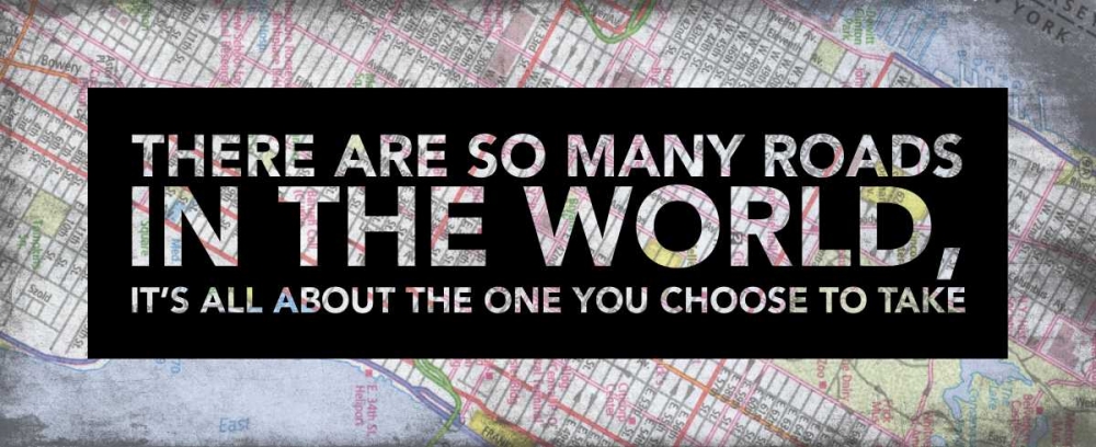 Map inspirational art print by Jace Grey for $57.95 CAD