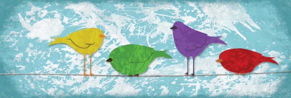 Birds on line art print by Jace Grey for $57.95 CAD